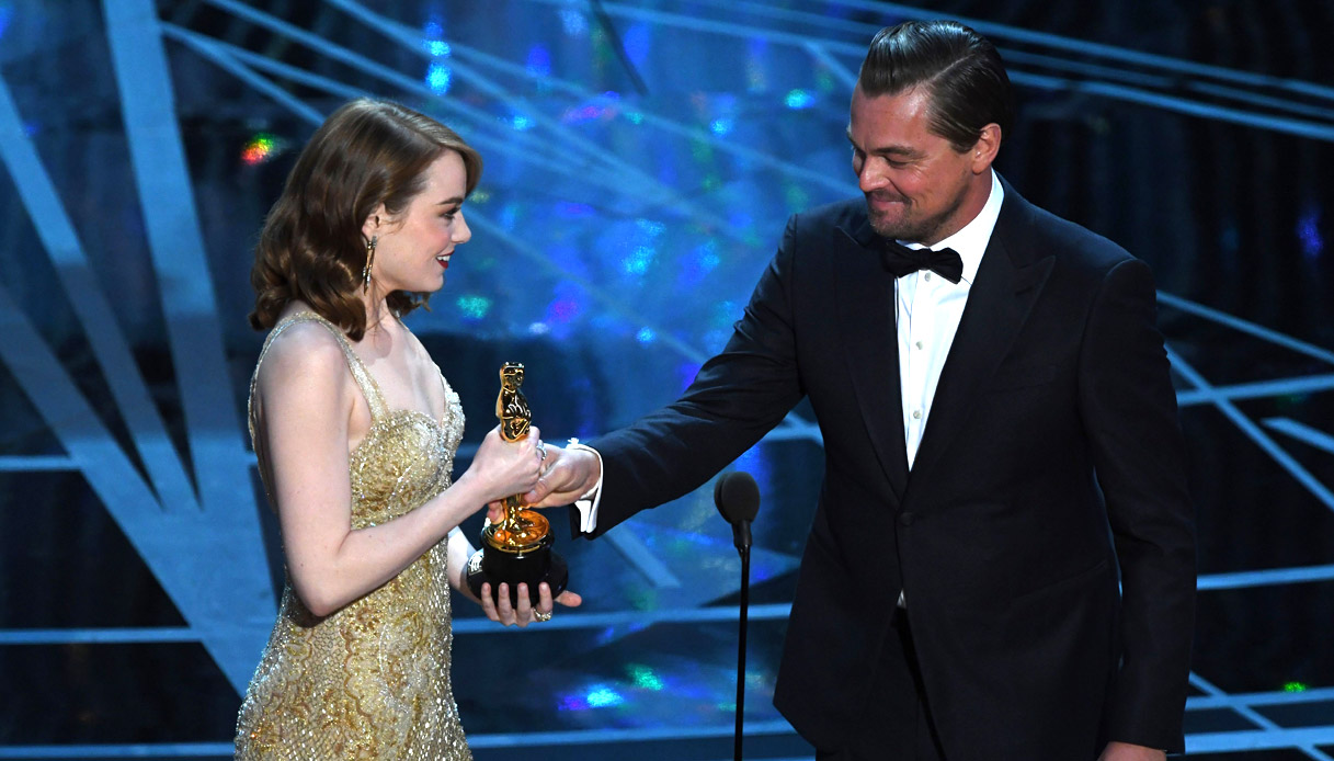 Emma Stone e Leonardo DiCaprio
