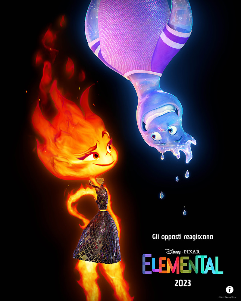 Elemental: Ecco il primo trailer e poster del nuovo film Disney Pixar