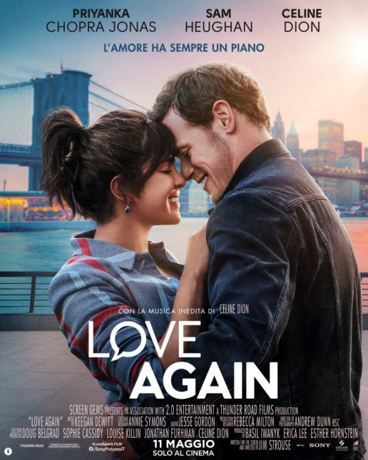 Love Again, il film con Priyanka Chopra Jonas e Sam Heughan dall' 11 maggio al cinema