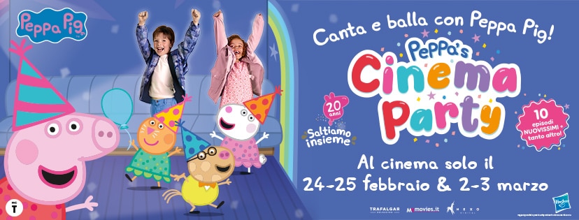 Peppa's Cinema Party: l'evento al cinema per festeggiare i vent'anni di  Peppa Pig - Bingy News